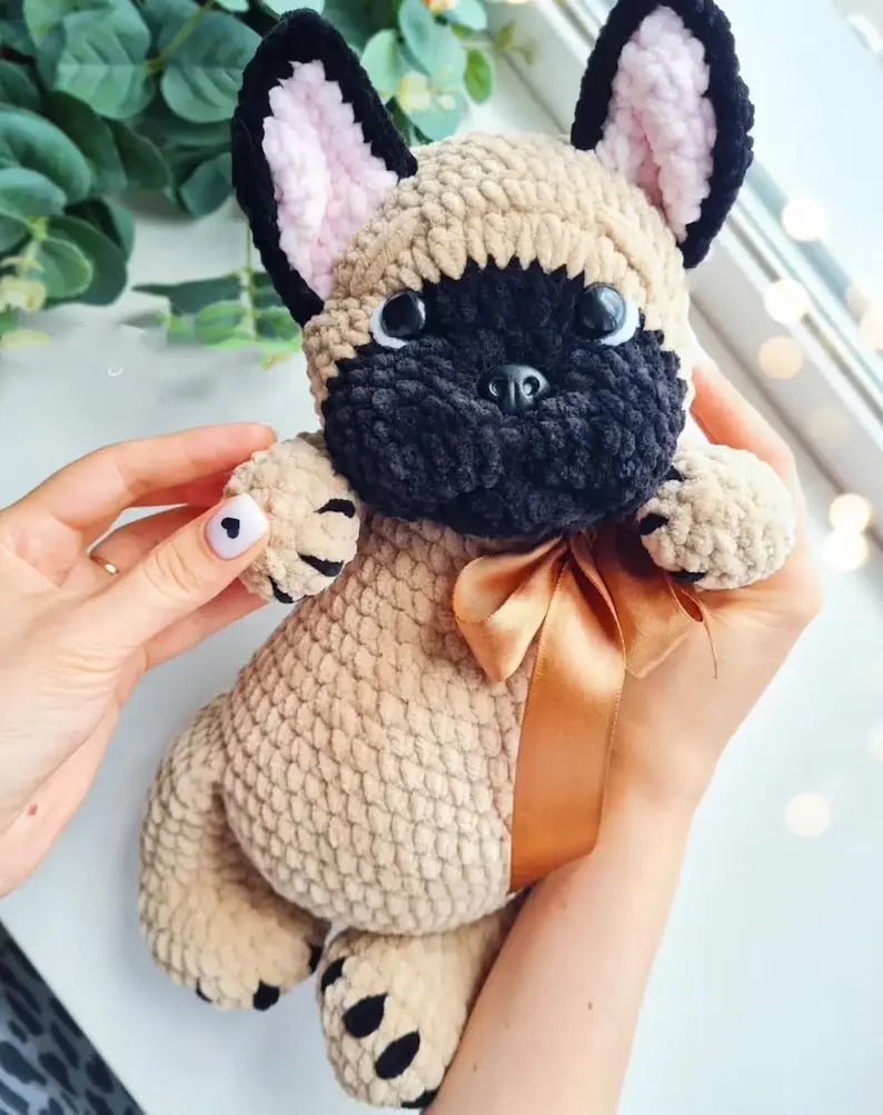🐾 2-in-1 Bulldog & Pug Amigurumi Crochet Pattern 🧶 The Crochet Nook