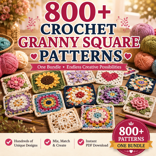 800+ Granny Square Patterns