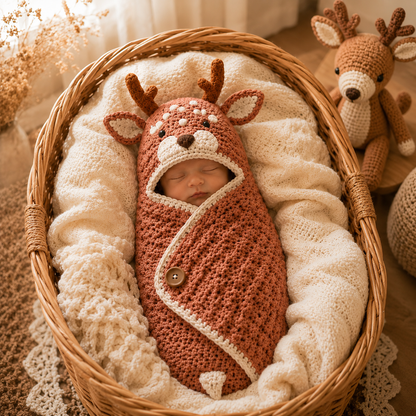 Baby Animal Cocoon Crochet Pattern ⭐