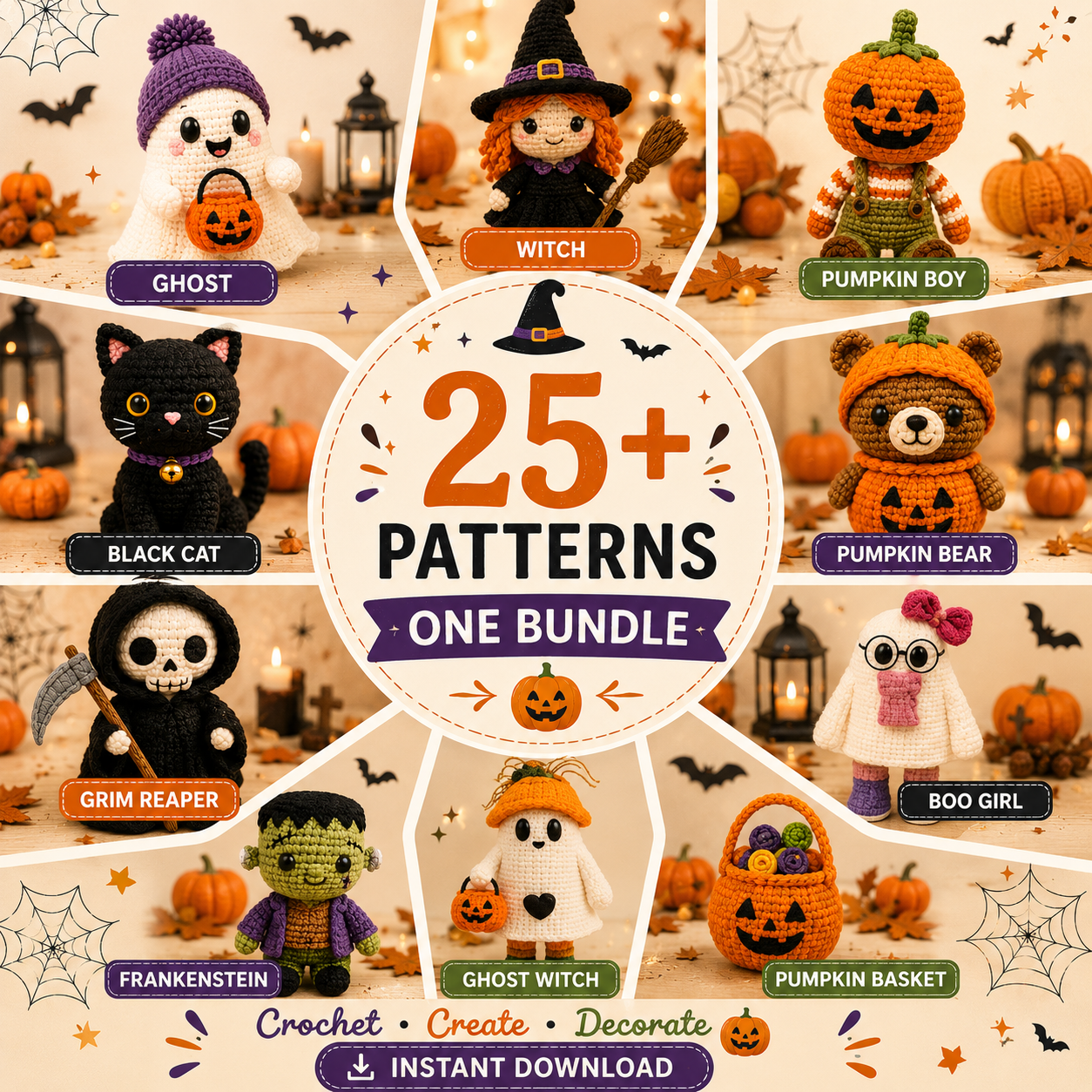 25+ Halloween Amigurumi Crochet Patterns