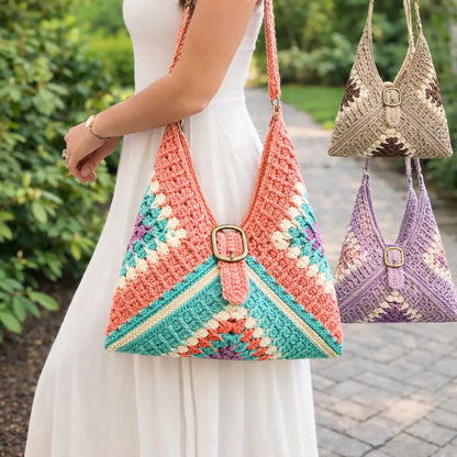 Granny Square Crochet Bag Pattern – PDF Download Bernat