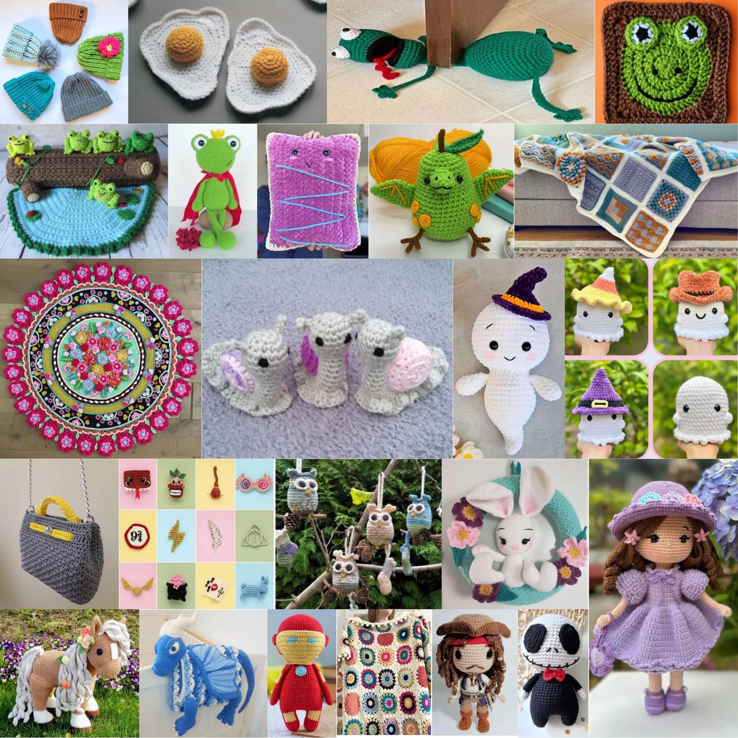 250+ Amigurumi - Crochet Patterns Bundle | Easy & Beginner-Friendly Crochet Tutorials | Amigurumi Pattern | Crochet Patterns Bundle | PDF